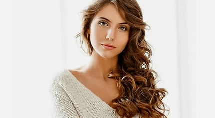 Haarfarbe restauriert