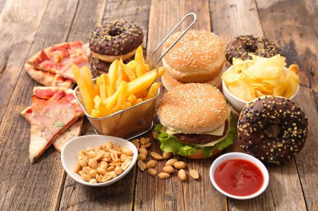 Junkfood führt zu Haarausfall